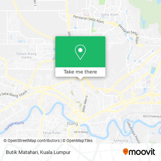 Butik Matahari map