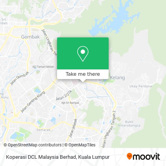 Koperasi DCL Malaysia Berhad map