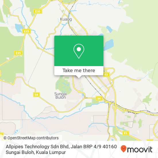 Allpipes Technology Sdn Bhd, Jalan BRP 4 / 9 40160 Sungai Buloh map
