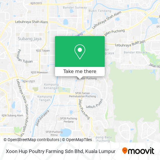 Xoon Hup Poultry Farming Sdn Bhd map