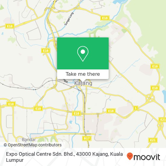 Expo Optical Centre Sdn. Bhd., 43000 Kajang map