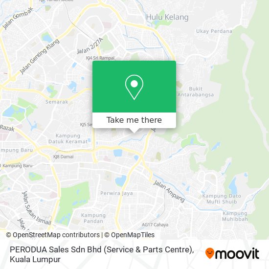 PERODUA Sales Sdn Bhd (Service & Parts Centre) map