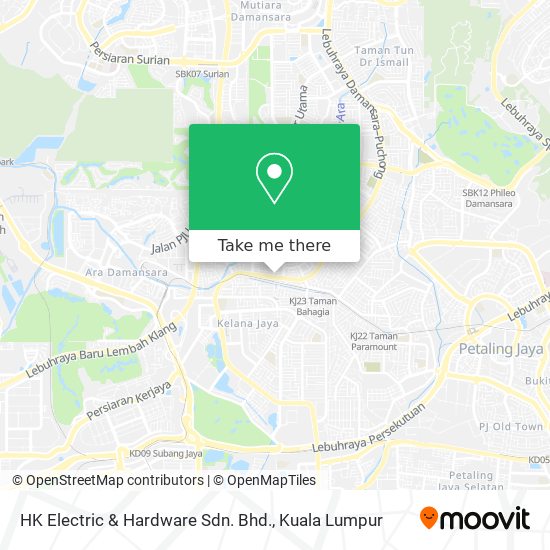 HK Electric & Hardware Sdn. Bhd. map