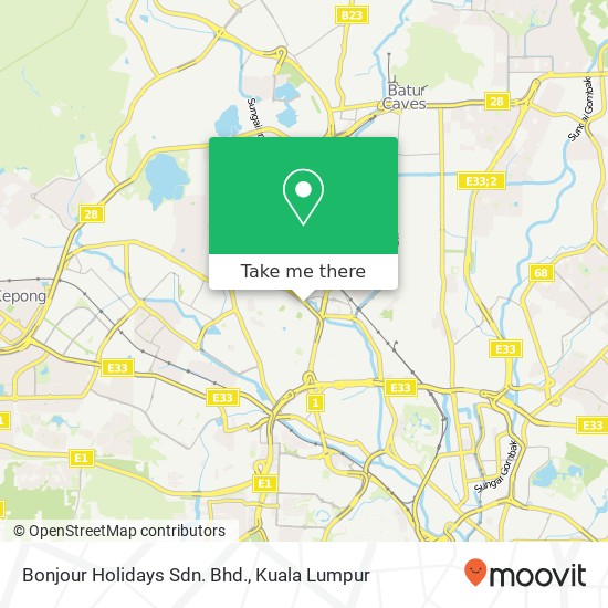 Bonjour Holidays Sdn. Bhd. map