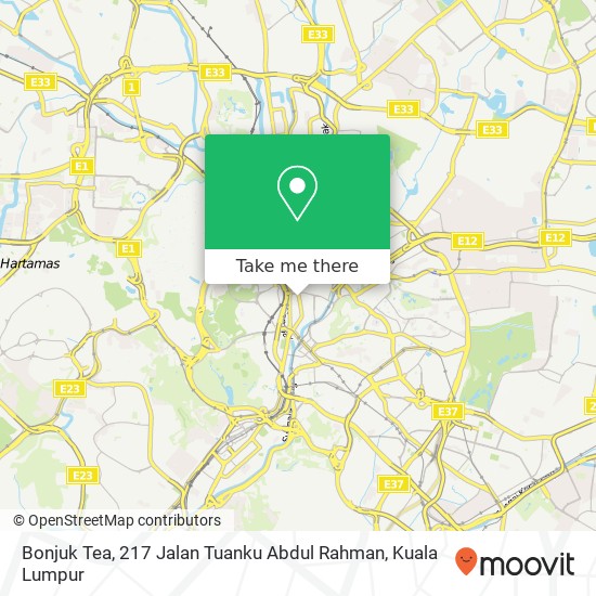 Peta Bonjuk Tea, 217 Jalan Tuanku Abdul Rahman