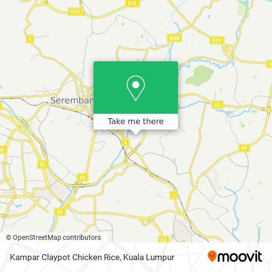 Kampar Claypot Chicken Rice map