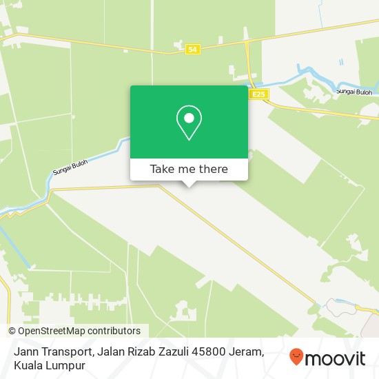Jann Transport, Jalan Rizab Zazuli 45800 Jeram map