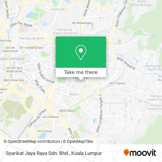 Syarikat Jaya Raya Sdn. Bhd. map