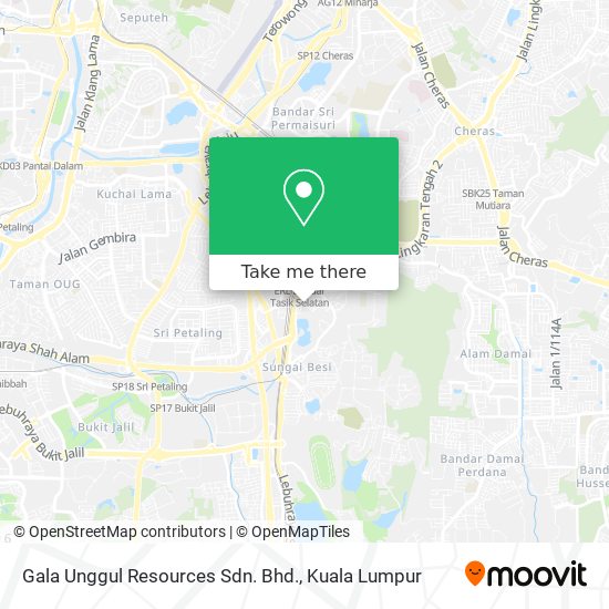 Gala Unggul Resources Sdn. Bhd. map