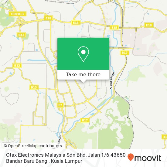 Otax Electronics Malaysia Sdn Bhd, Jalan 1 / 6 43650 Bandar Baru Bangi map