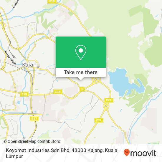 Koyomat Industries Sdn Bhd, 43000 Kajang map