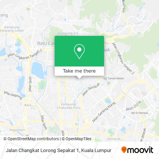Jalan Changkat Lorong Sepakat 1 map