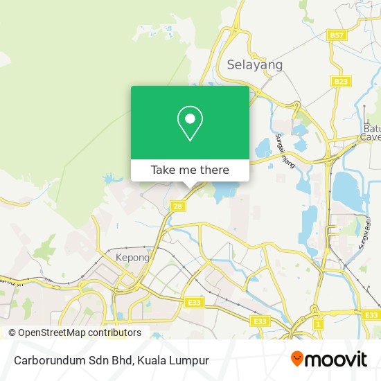 Carborundum Sdn Bhd map