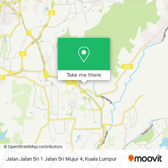 Peta Jalan Jalan Sri 1 Jalan Sri Mujur 4