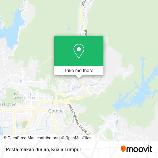 Pesta makan durian map