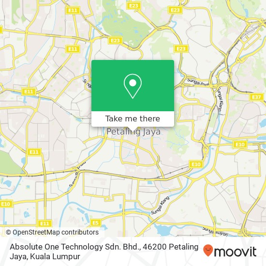 Absolute One Technology Sdn. Bhd., 46200 Petaling Jaya map