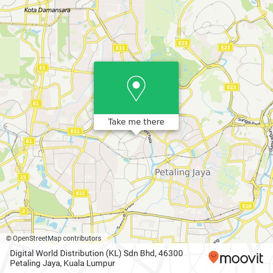 Digital World Distribution (KL) Sdn Bhd, 46300 Petaling Jaya map