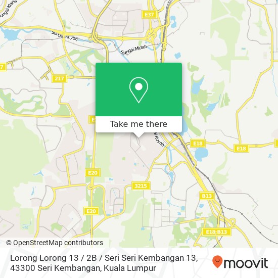 Lorong Lorong 13 / 2B / Seri Seri Kembangan 13, 43300 Seri Kembangan map