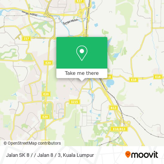 Jalan SK 8 / / Jalan 8 / 3 map