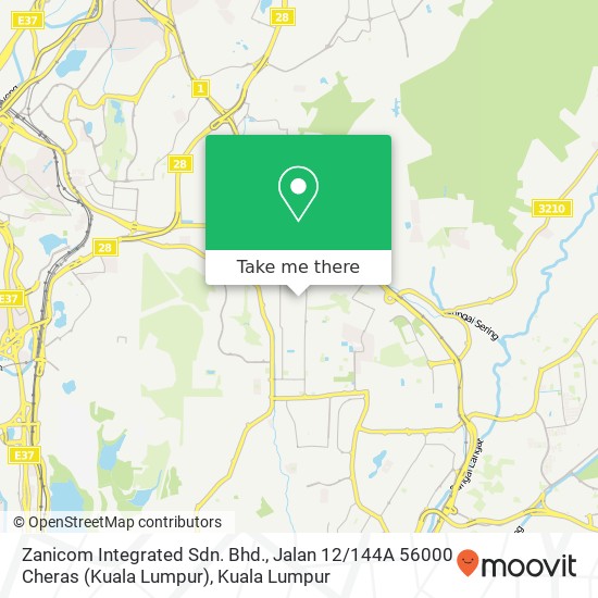 Peta Zanicom Integrated Sdn. Bhd., Jalan 12 / 144A 56000 Cheras (Kuala Lumpur)