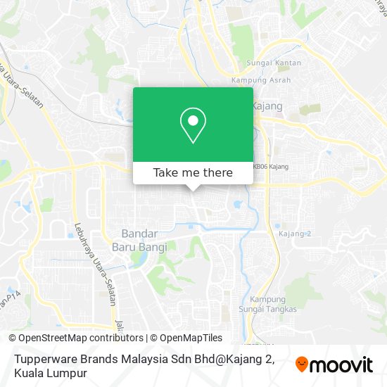 Peta Tupperware Brands Malaysia Sdn Bhd@Kajang 2
