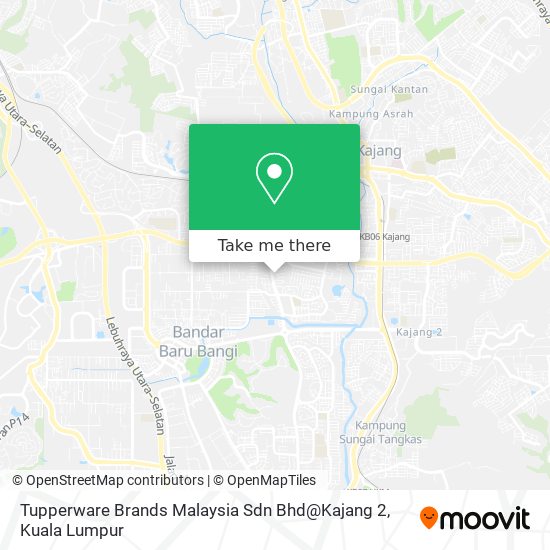 Tupperware Brands Malaysia Sdn Bhd@Kajang 2 map