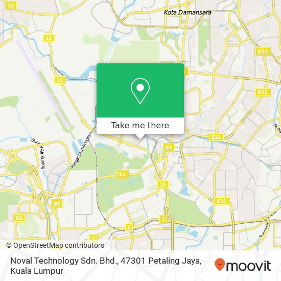 Noval Technology Sdn. Bhd., 47301 Petaling Jaya map