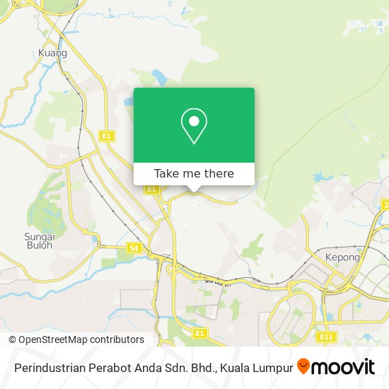 Perindustrian Perabot Anda Sdn. Bhd. map