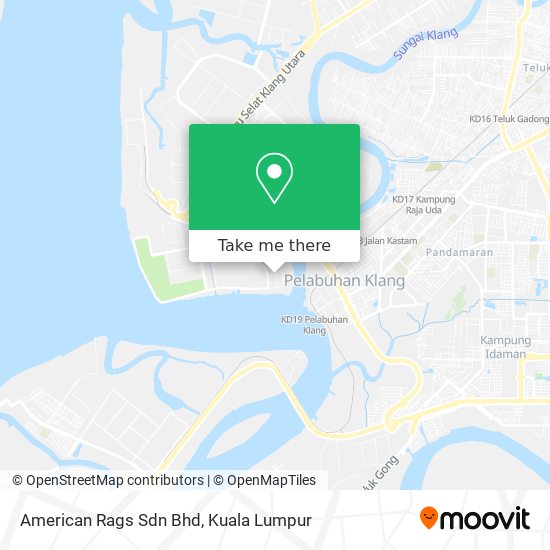 American Rags Sdn Bhd map