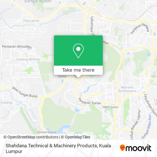 Shahdana Technical & Machinery Products map