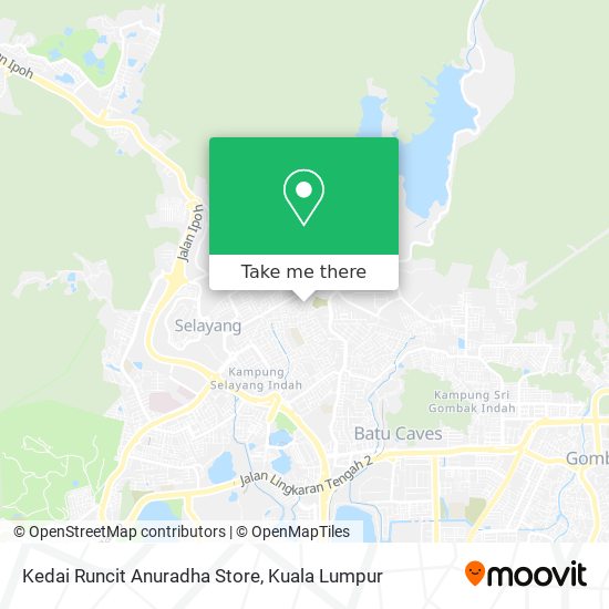 Kedai Runcit Anuradha Store map