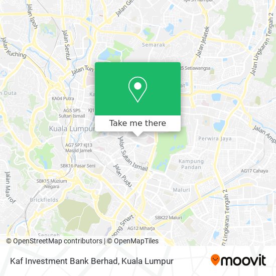 Kaf Investment Bank Berhad map