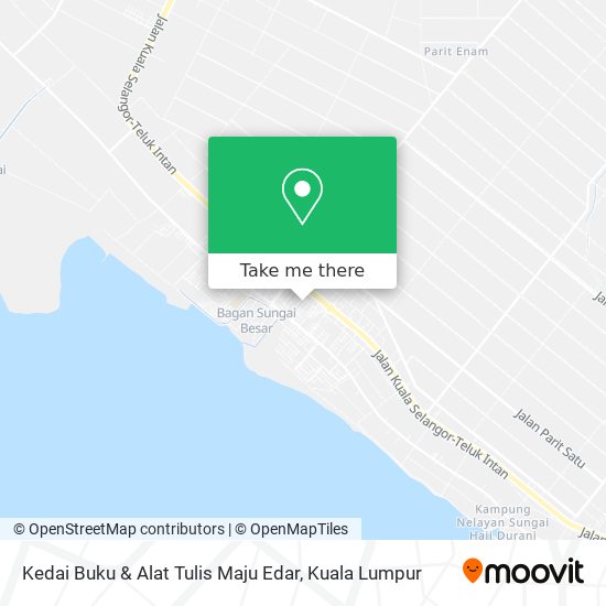 Kedai Buku & Alat Tulis Maju Edar map
