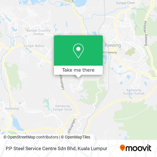 P.P Steel Service Centre Sdn Bhd map