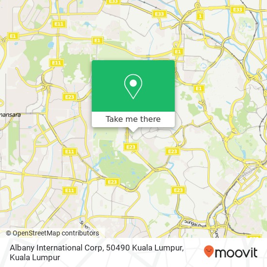 Peta Albany International Corp, 50490 Kuala Lumpur
