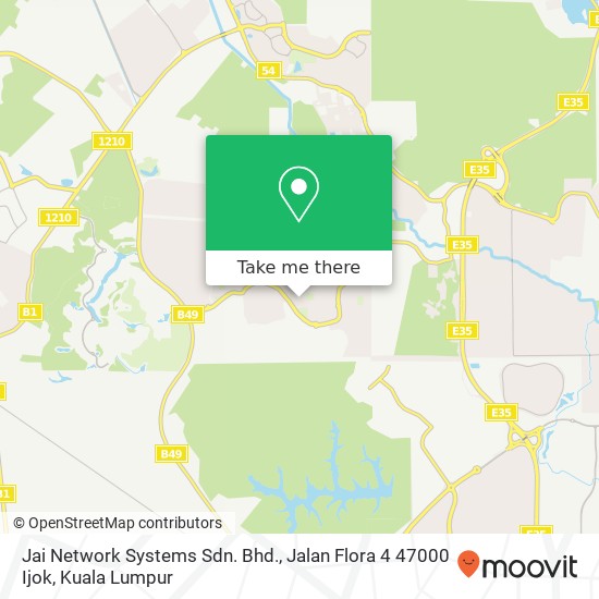 Jai Network Systems Sdn. Bhd., Jalan Flora 4 47000 Ijok map