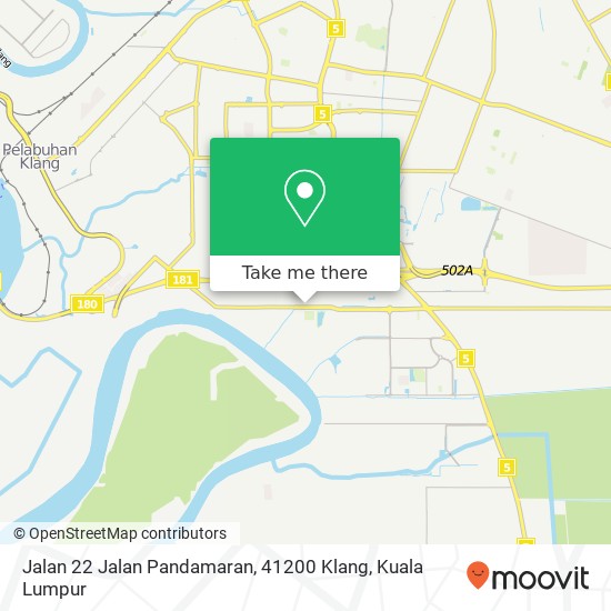 Jalan 22 Jalan Pandamaran, 41200 Klang map