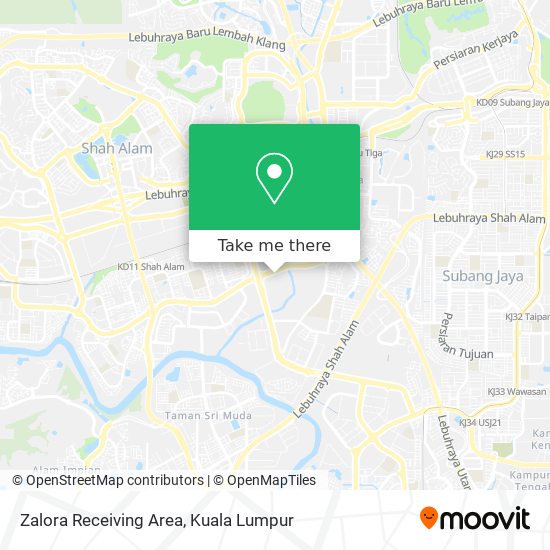 Zalora Receiving Area map