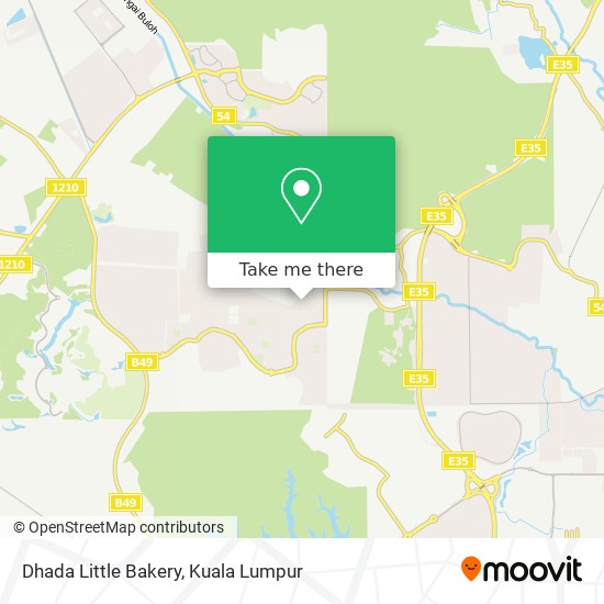 Dhada Little Bakery map