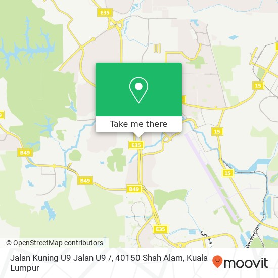 Jalan Kuning U9 Jalan U9 /, 40150 Shah Alam map