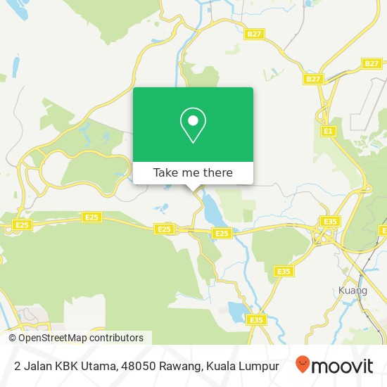 Peta 2 Jalan KBK Utama, 48050 Rawang