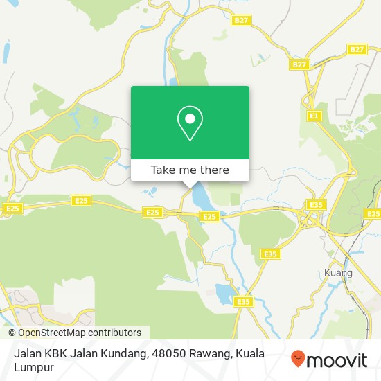 Peta Jalan KBK Jalan Kundang, 48050 Rawang