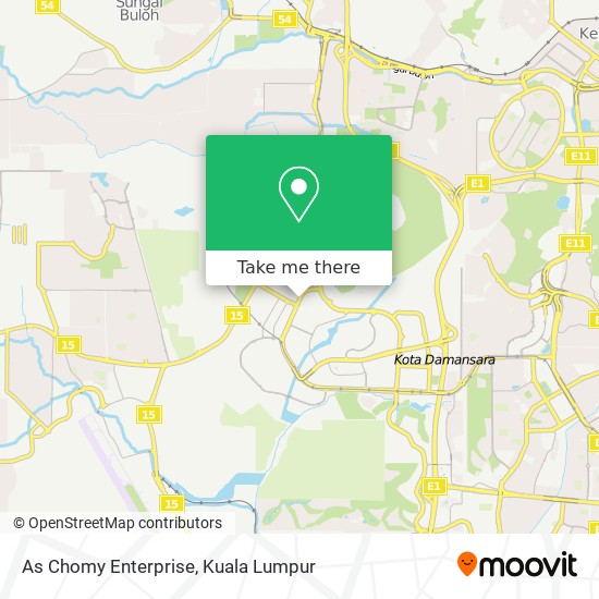 As Chomy Enterprise map