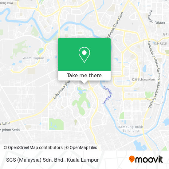 SGS (Malaysia) Sdn. Bhd. map
