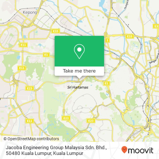 Jacoba Engineering Group Malaysia Sdn. Bhd., 50480 Kuala Lumpur map