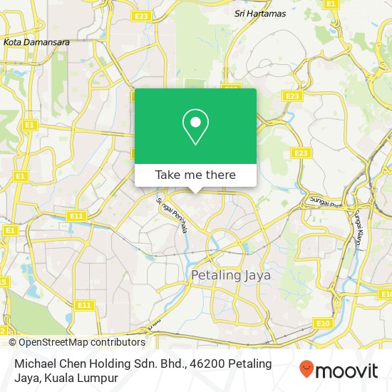 Michael Chen Holding Sdn. Bhd., 46200 Petaling Jaya map