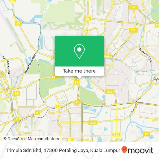 Trimula Sdn Bhd, 47300 Petaling Jaya map