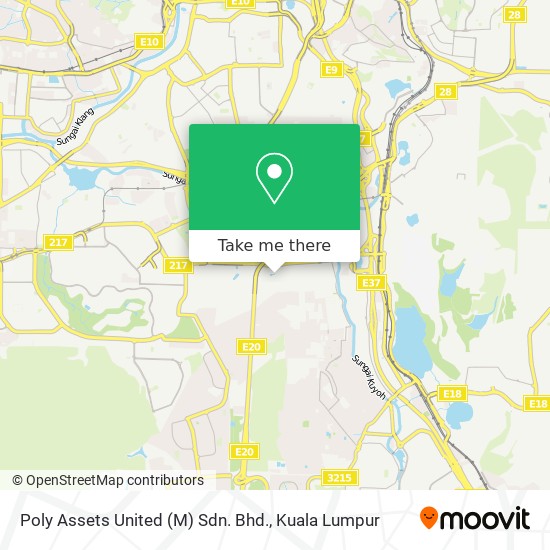 Poly Assets United (M) Sdn. Bhd. map