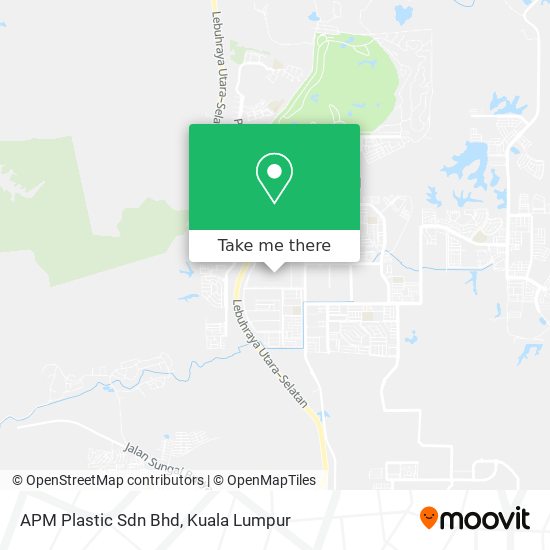 How to get to APM Plastic Sdn Bhd in Hulu Selangor by Bus MRT