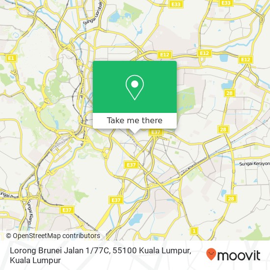 Lorong Brunei Jalan 1 / 77C, 55100 Kuala Lumpur map